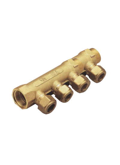 3//4 x 10mm 2 Way Linear Manifold